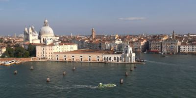 venedig, venice, time lapse, zeitraffer, dogana, punta, della, aerial, luftaufnahme, giudecca, grand canal, video
