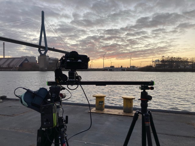 stativ, kamera, slider, gleitschiene, zeitraffer, time lapse, ratrig, steuerung, umbau, stabilisierungwinkelverbindung, gewindebohrer