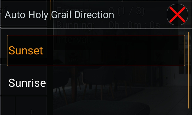app, zeitraffer, time lapse, qdslrdashboard, menü, bedienung, anleitung, sunset, sunrise, sonnenaufgang, sonnenuntergang