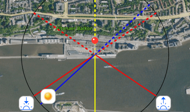 sonnen-info, sonnenstand, sonnenuntergang, fotospot, hamburger hafen, hafen, hamburg, zeitraffer, time lapse, ufer, Cruise terminal, cruise, terminal, kreuzfahrt