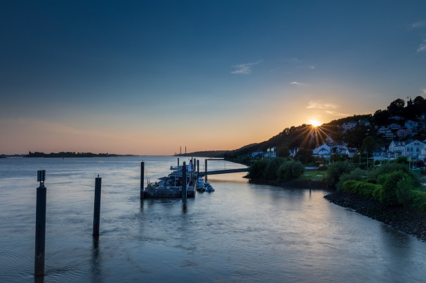 hamburg, zeitraffer, elbe, sonnenuntergang, blankenese, leuchtturm