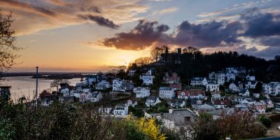 hamburg, zeitraffer, elbe, sonnenuntergang, blankenese, süllberg, elbhang, treppenfilter