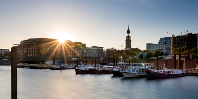 zeitraffer, time lapse, hamburg, hafen, Binnenhafen, city, michel